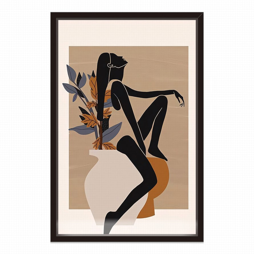 Repose: Nature's Embrace Blooms Canvas