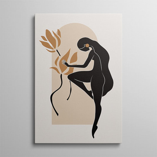 Verdant Dreams, Serene Rest Canvas