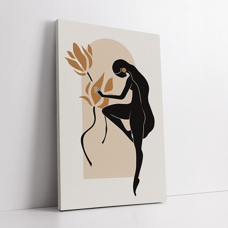 Verdant Dreams, Serene Rest Canvas
