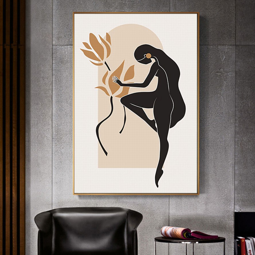 Verdant Dreams, Serene Rest Canvas