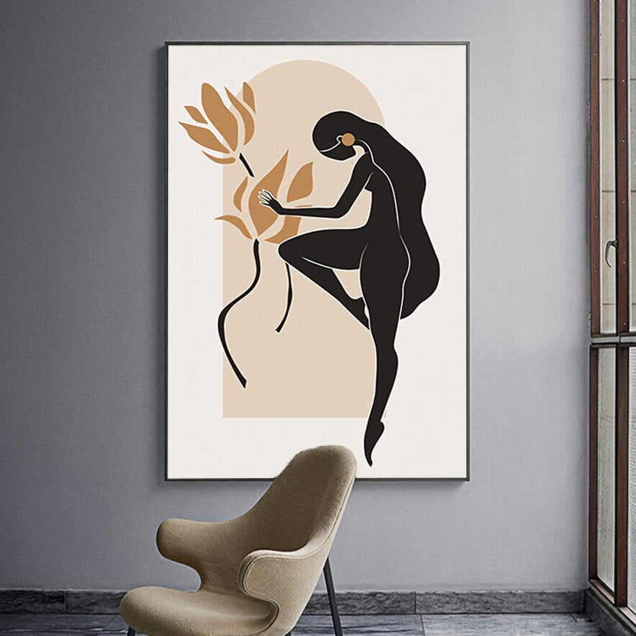 Verdant Dreams, Serene Rest Canvas