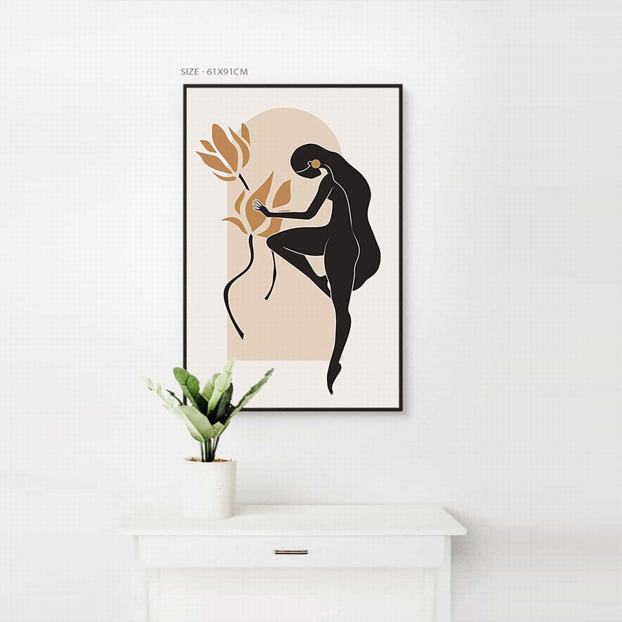 Verdant Dreams, Serene Rest Canvas
