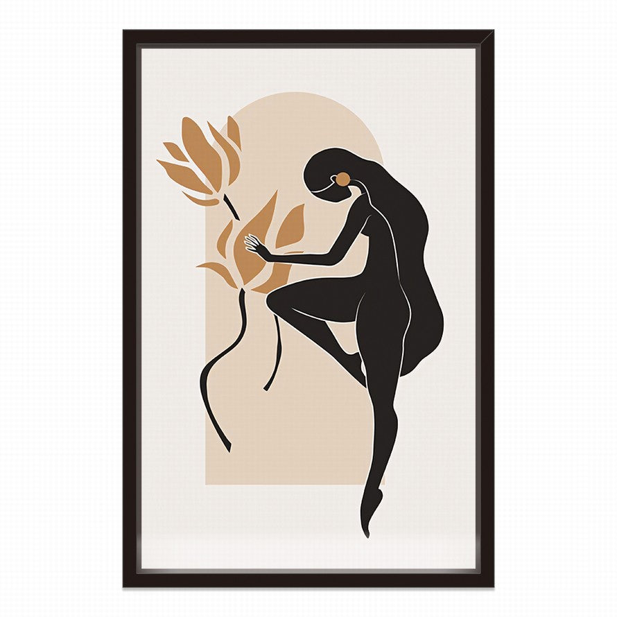 Verdant Dreams, Serene Rest Canvas