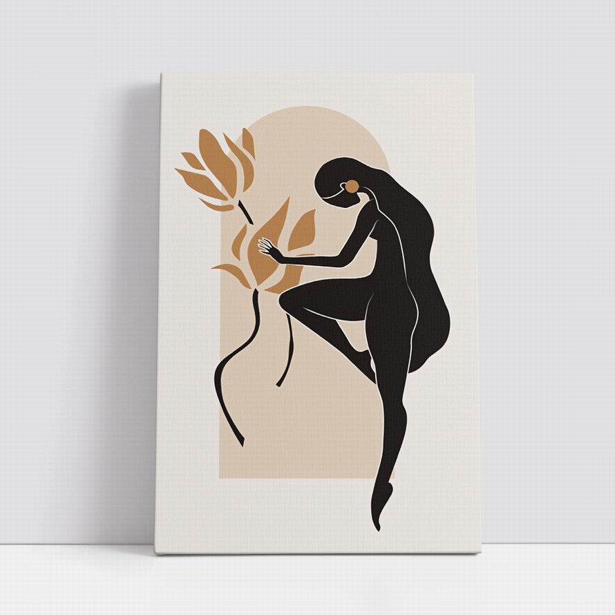 Verdant Dreams, Serene Rest Canvas