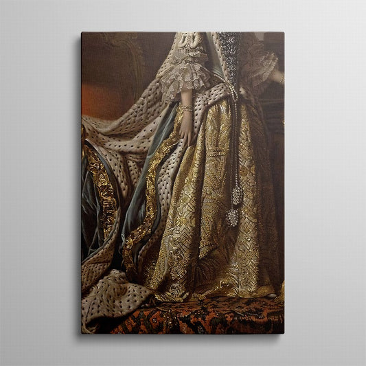 Golden Threads, Timeless Elegance Canvas