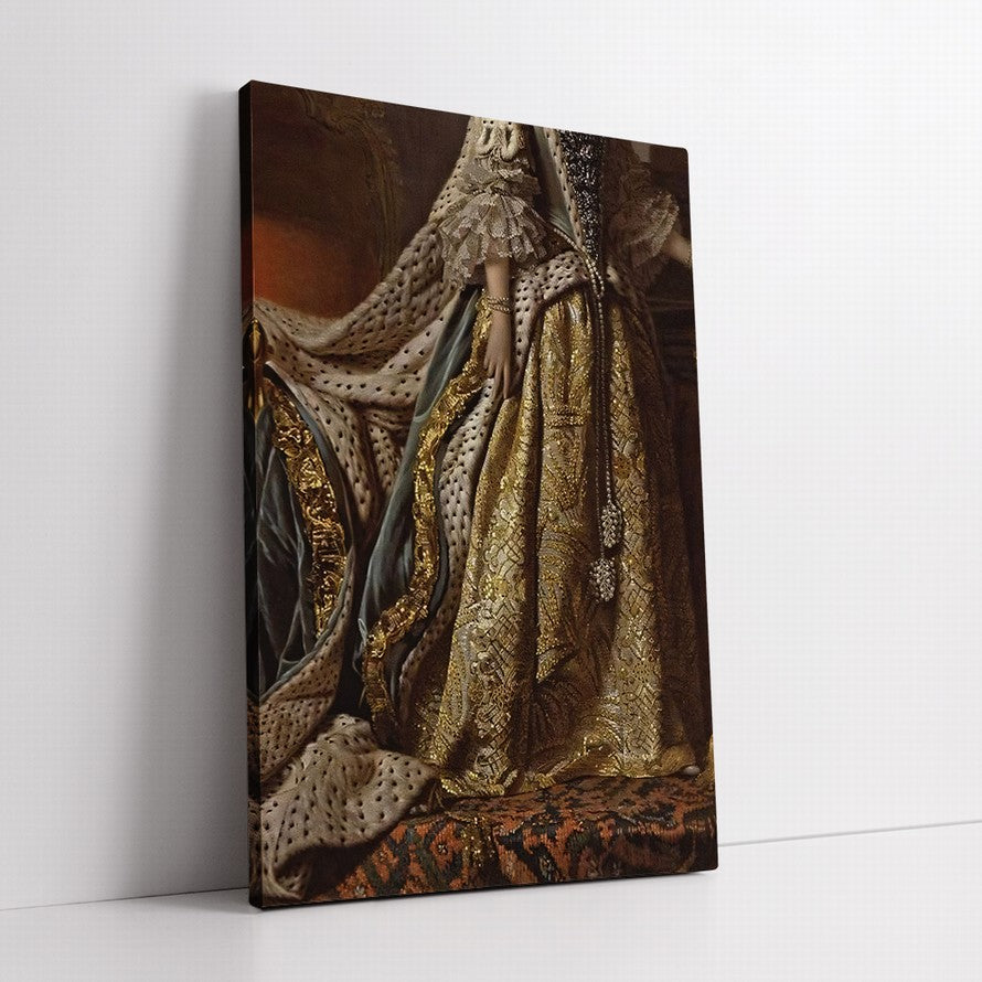 Golden Threads, Timeless Elegance Canvas