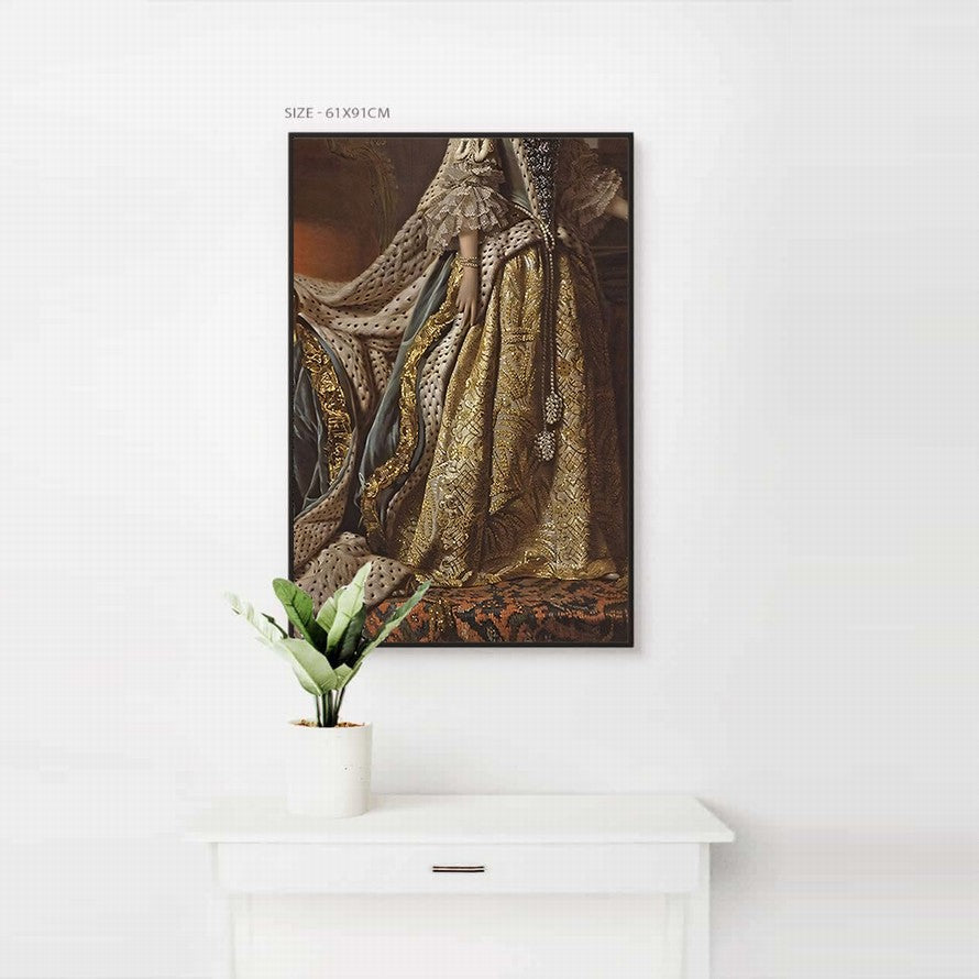 Golden Threads, Timeless Elegance Canvas