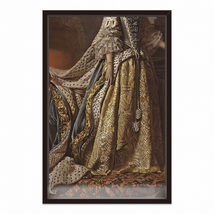 Golden Threads, Timeless Elegance Canvas