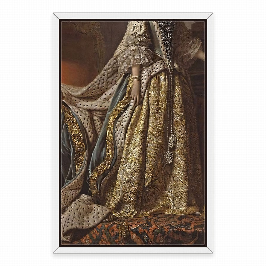 Golden Threads, Timeless Elegance Canvas