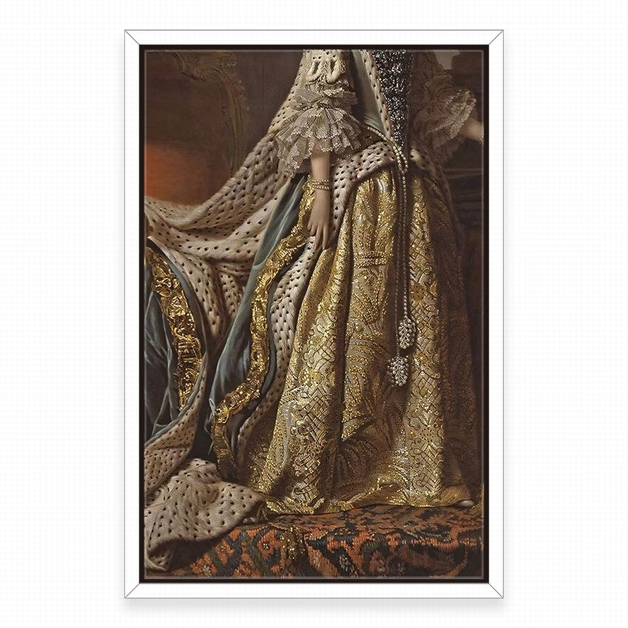 Golden Threads, Timeless Elegance Canvas