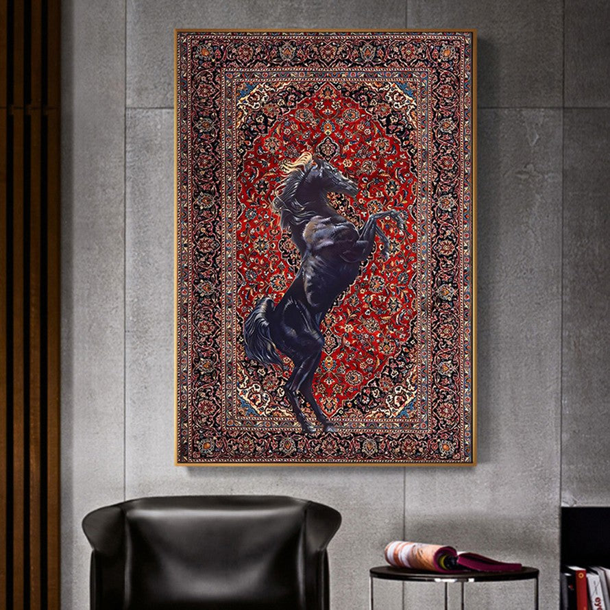 Dark Elegance, Silent Whisper Carpet Canvas