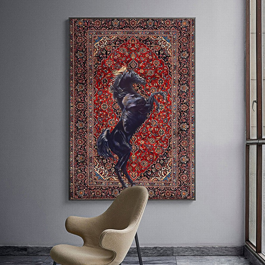 Dark Elegance, Silent Whisper Carpet Canvas