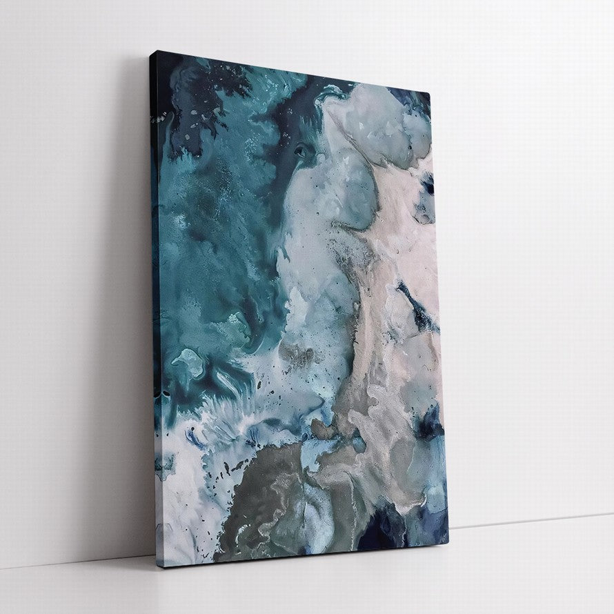 Eternal Blue, Whispering Tides Canvas