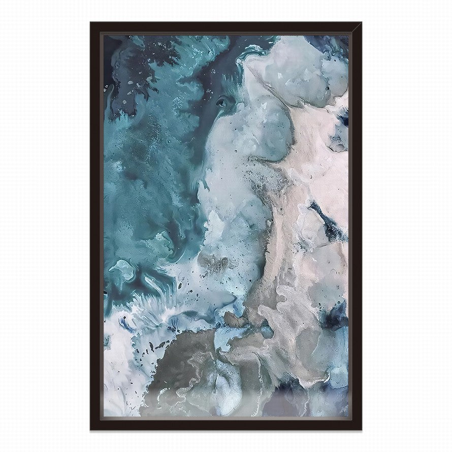 Eternal Blue, Whispering Tides Canvas