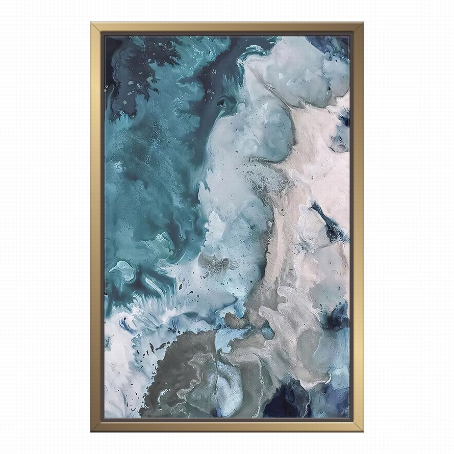 Eternal Blue, Whispering Tides Canvas