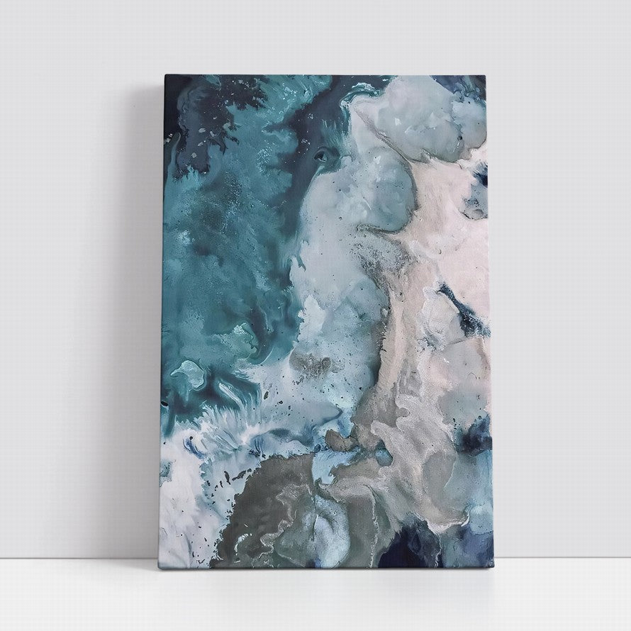 Eternal Blue, Whispering Tides Canvas