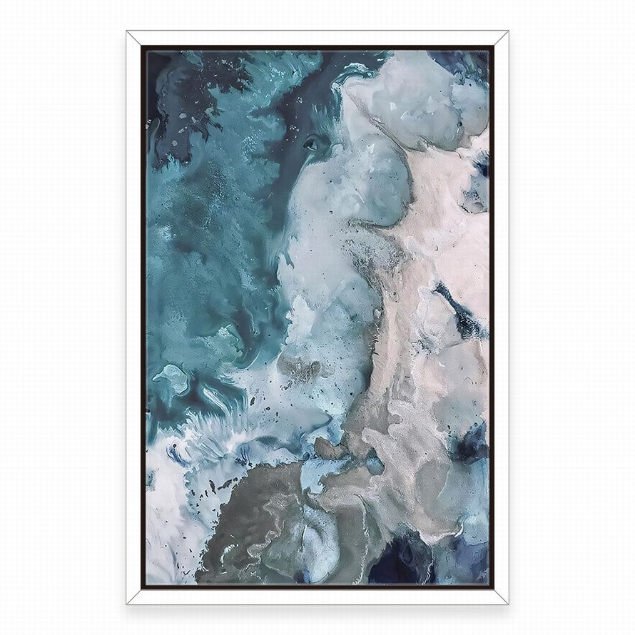 Eternal Blue, Whispering Tides Canvas