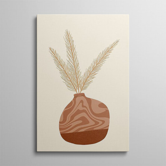 Botanic Grace, Ochre Container Canvas