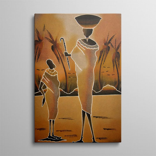 African Elegance, Lady's Essence Canvas