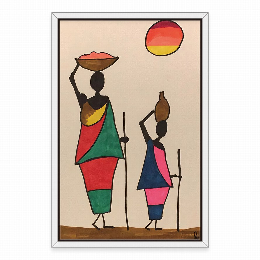 Color Art African People Illustration