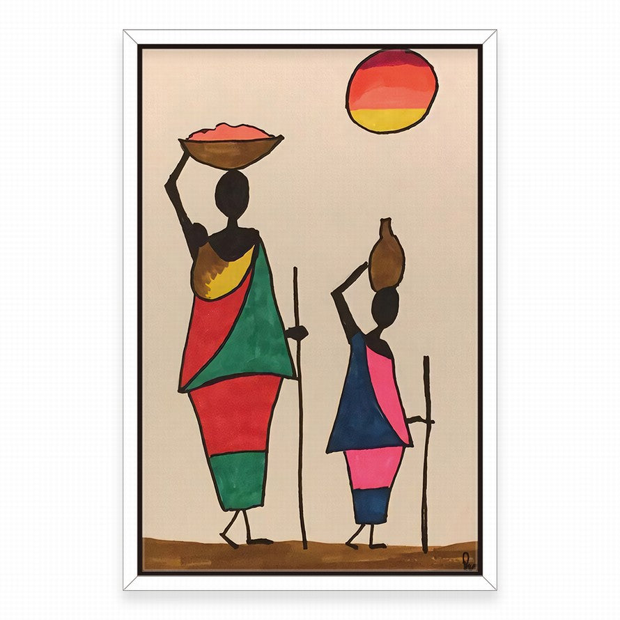 Color Art African People Illustration