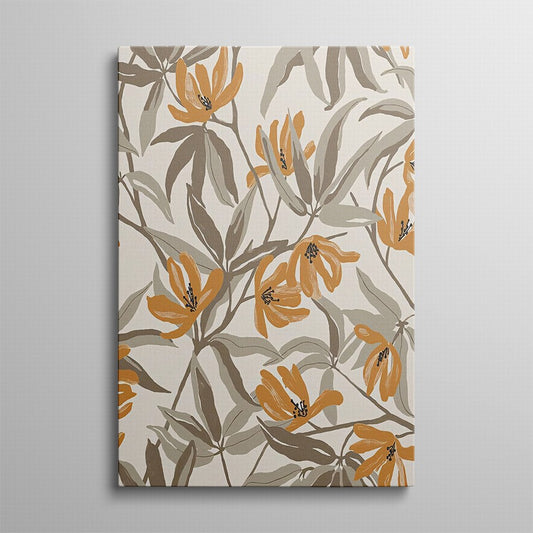 Neutral Harmony, Botanical Elegance Canvas