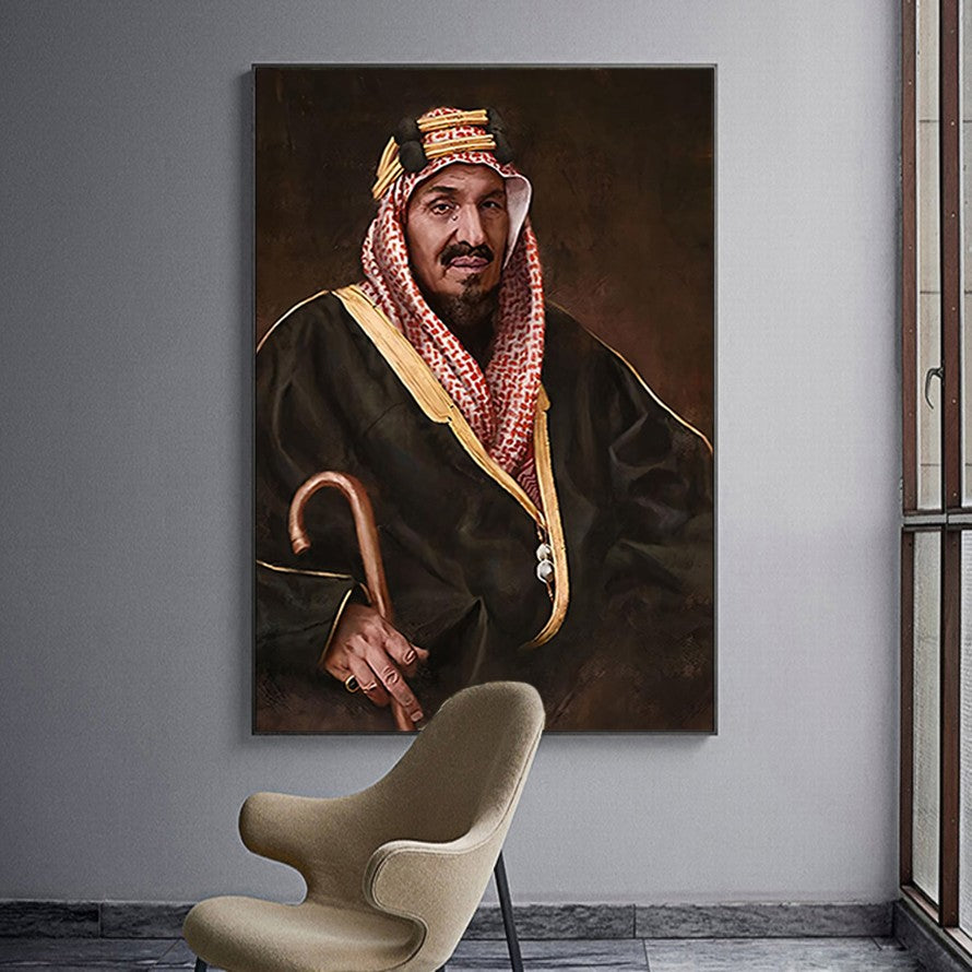 Arabic Portrait Oil Canvas