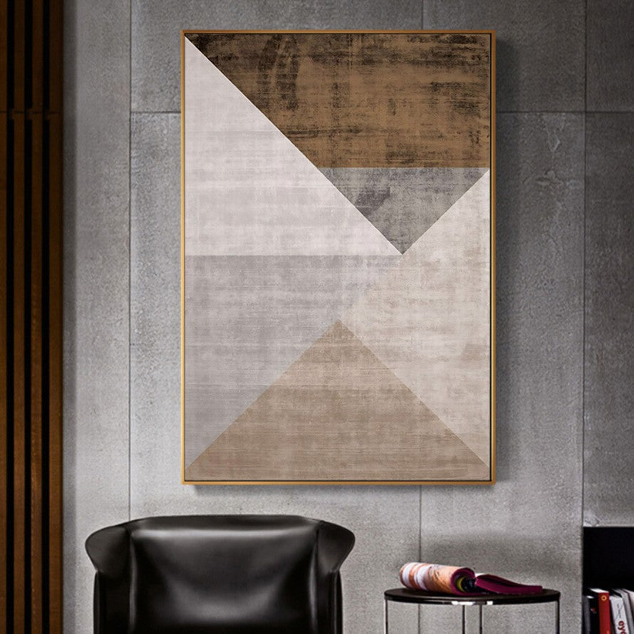 Inverted Mountain Shaped Wallpaper