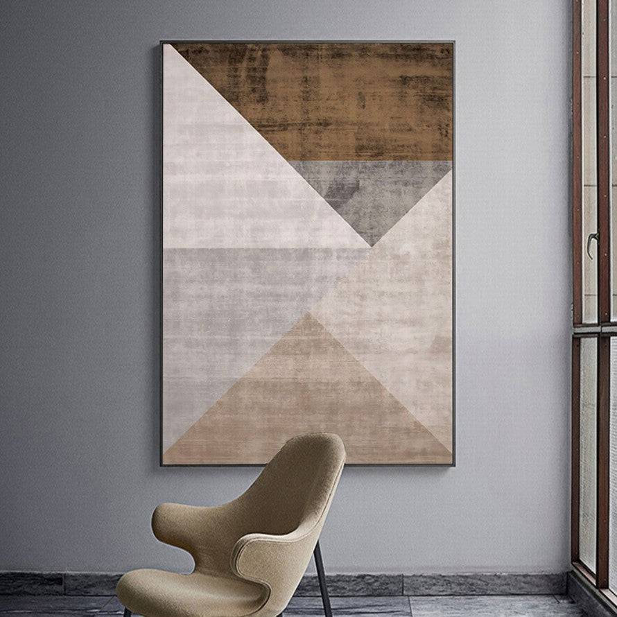 Inverted Mountain Shaped Wallpaper