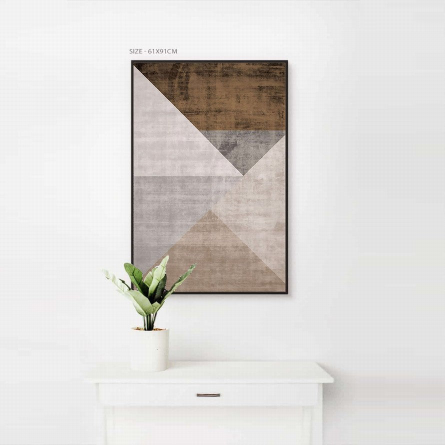 Inverted Mountain Shaped Wallpaper