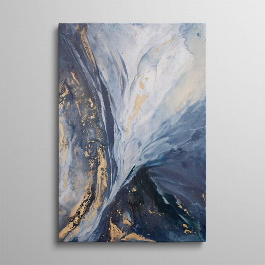 Blue Ocean Tides Oil Canvas