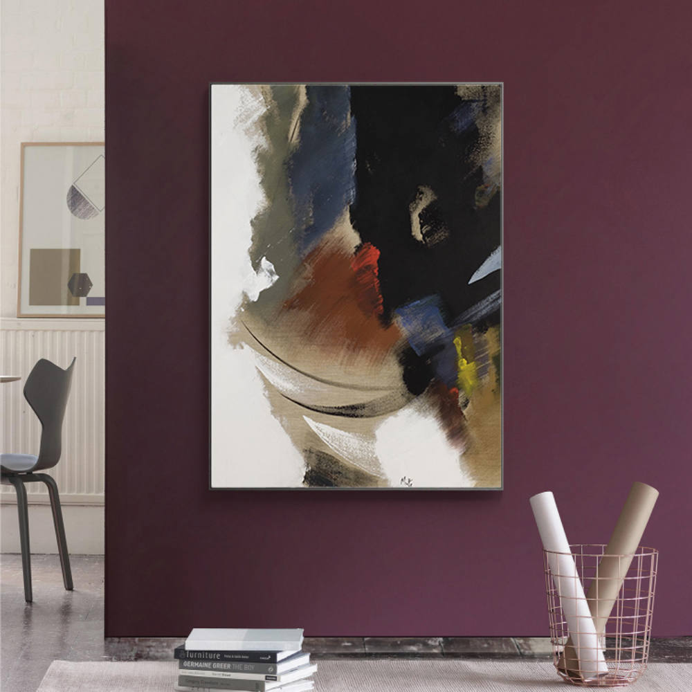 Chromatic Burst: Vivid Splendor Canvas