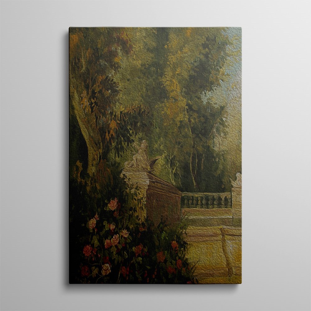 Mountain Lake View Home Decoration Canvas