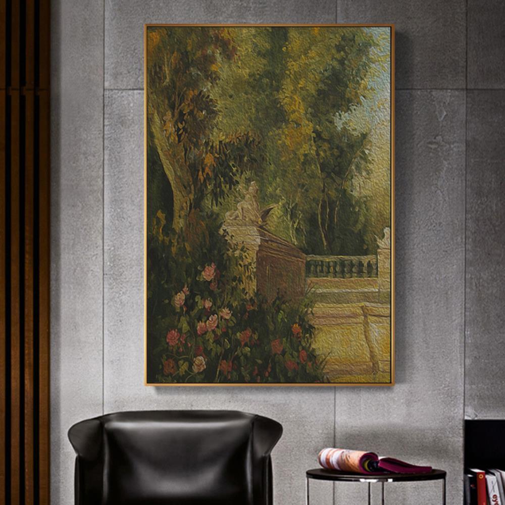 Mountain Lake View Home Decoration Canvas