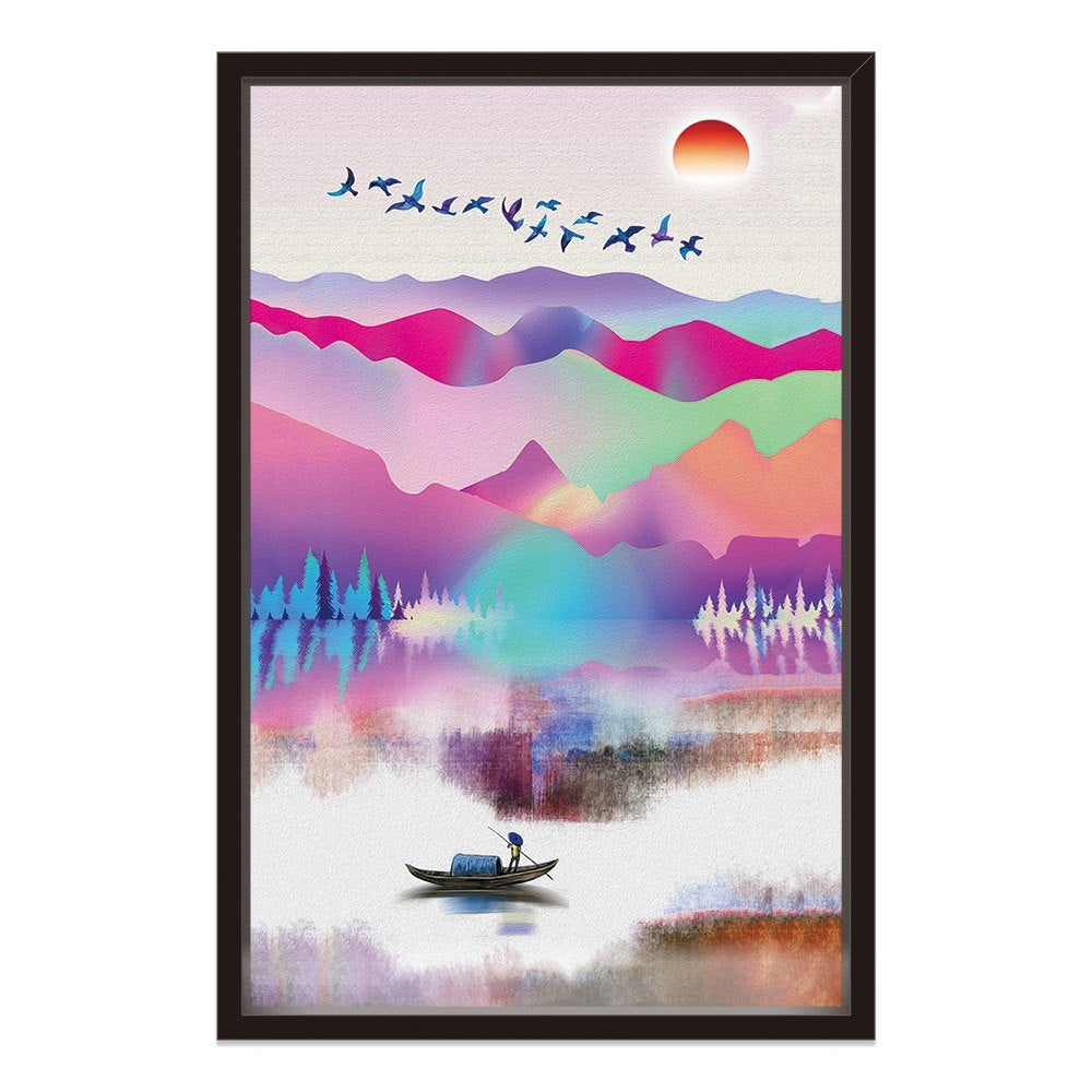 Hill Sea Side View Home Decoration Canvas