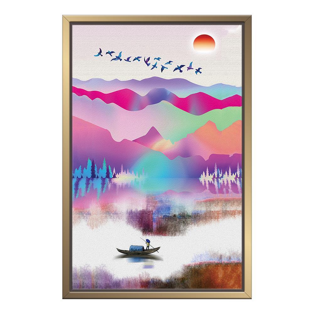Hill Sea Side View Home Decoration Canvas