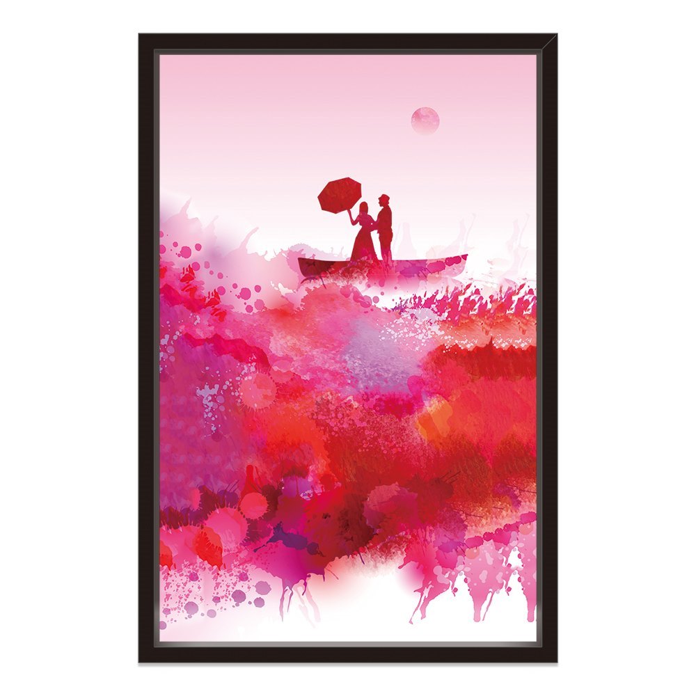 Lovers on the Boat Wall Art Home Decoration Canvas