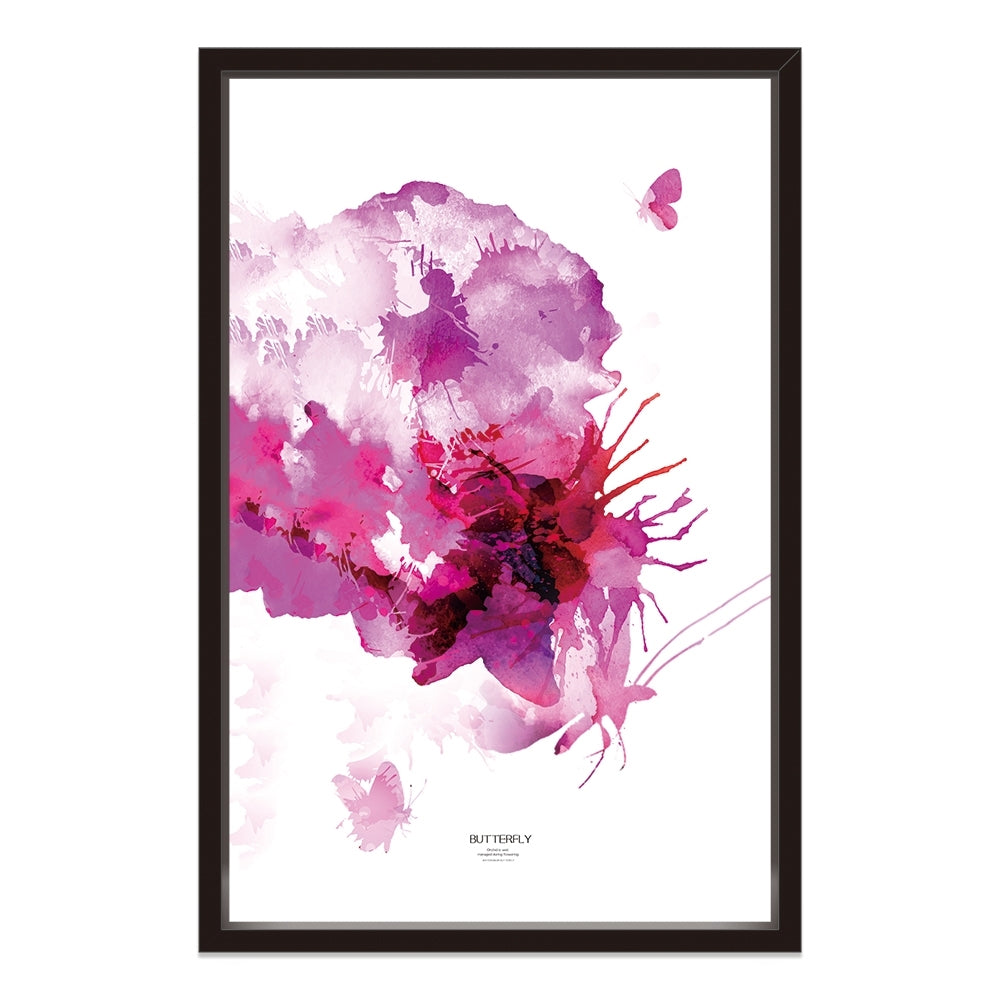 Purple Butterfly Home Decoration Canvas