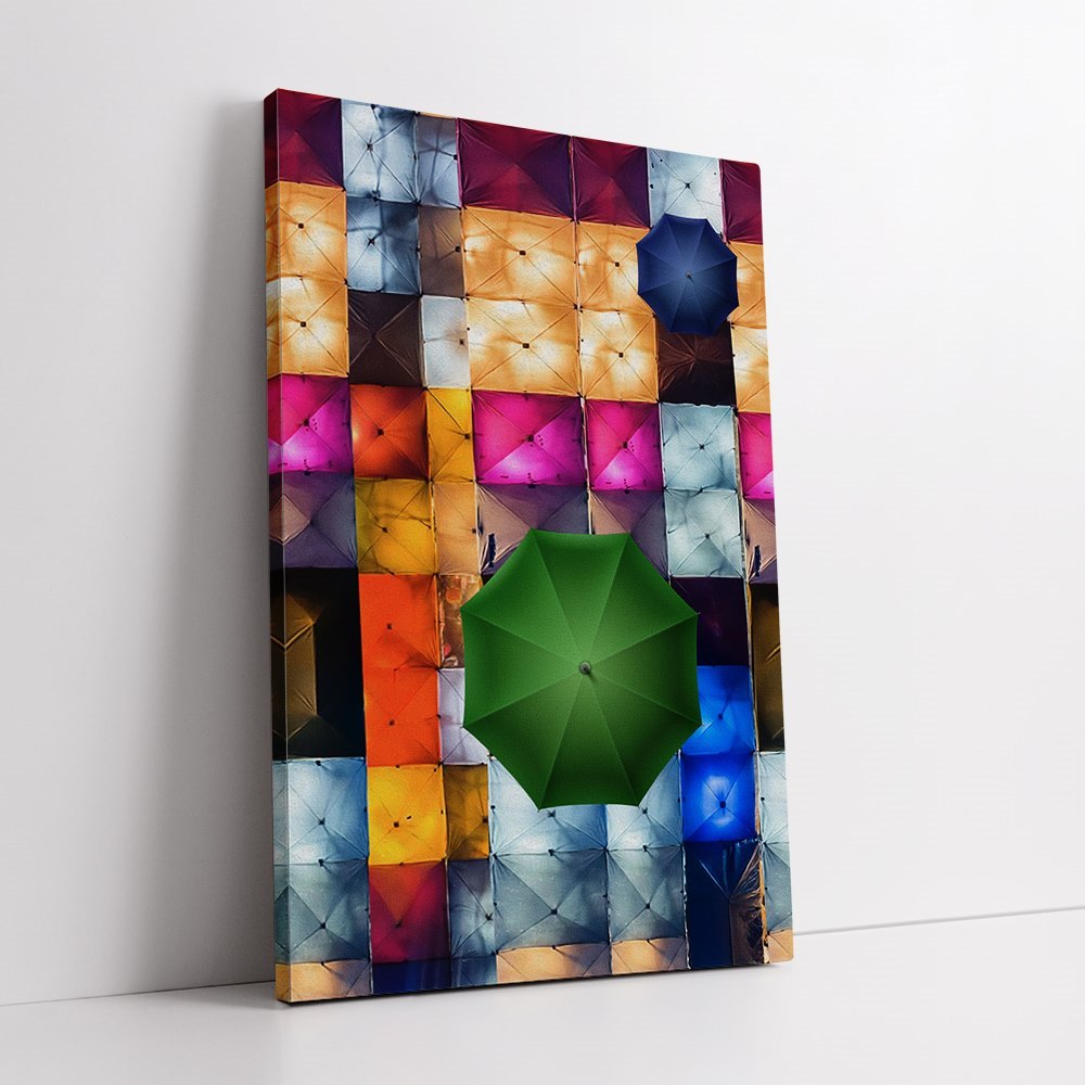 Umbrella Tile Art Home Decoration Canvas