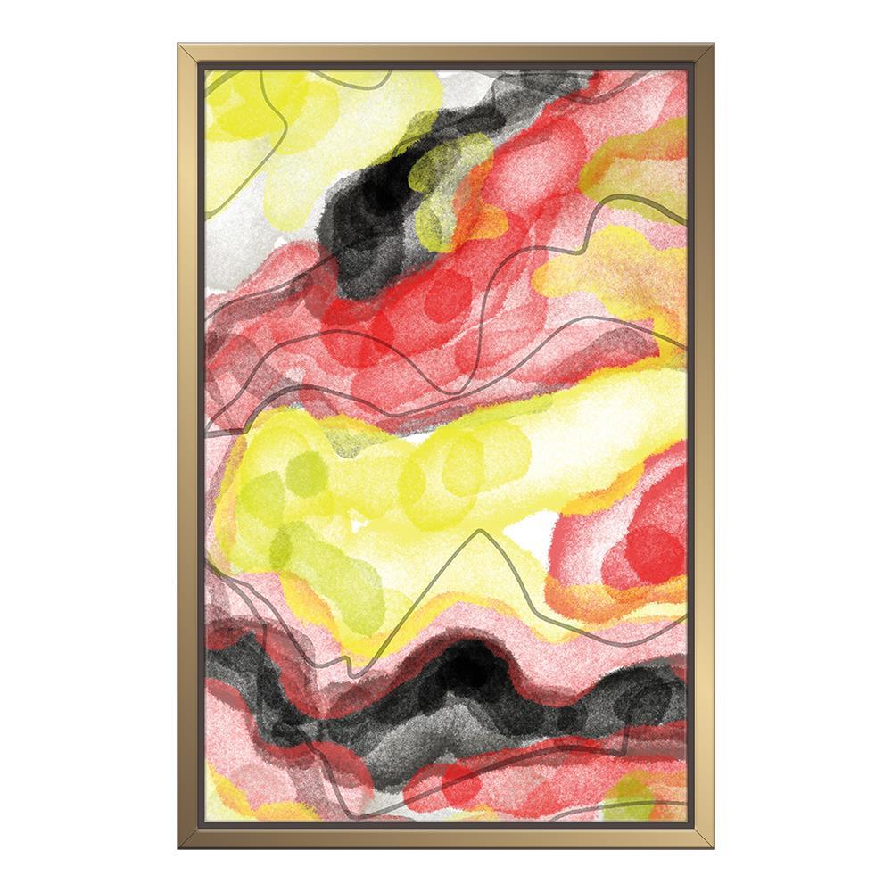 Color Splash Scrawl Home Decoration Canvas
