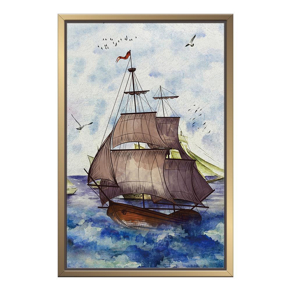 Pirates Ship On the Sea Home Decoration Canvas