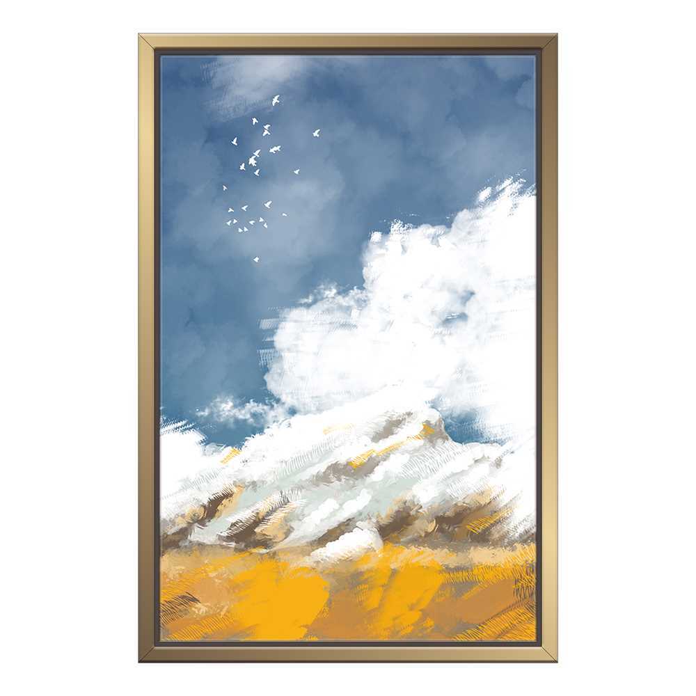Cloudy Water Color Home Decoration Canvas