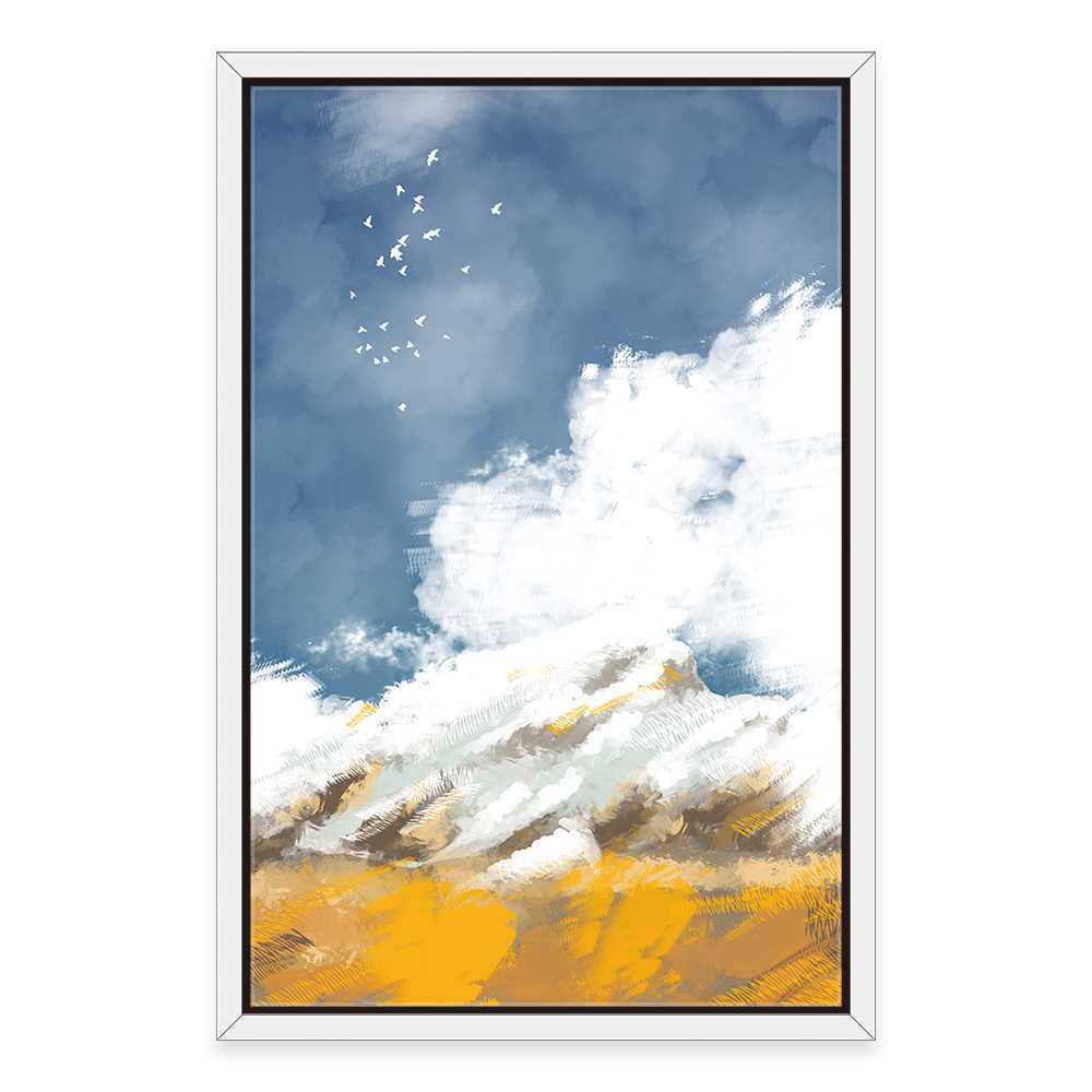 Cloudy Water Color Home Decoration Canvas