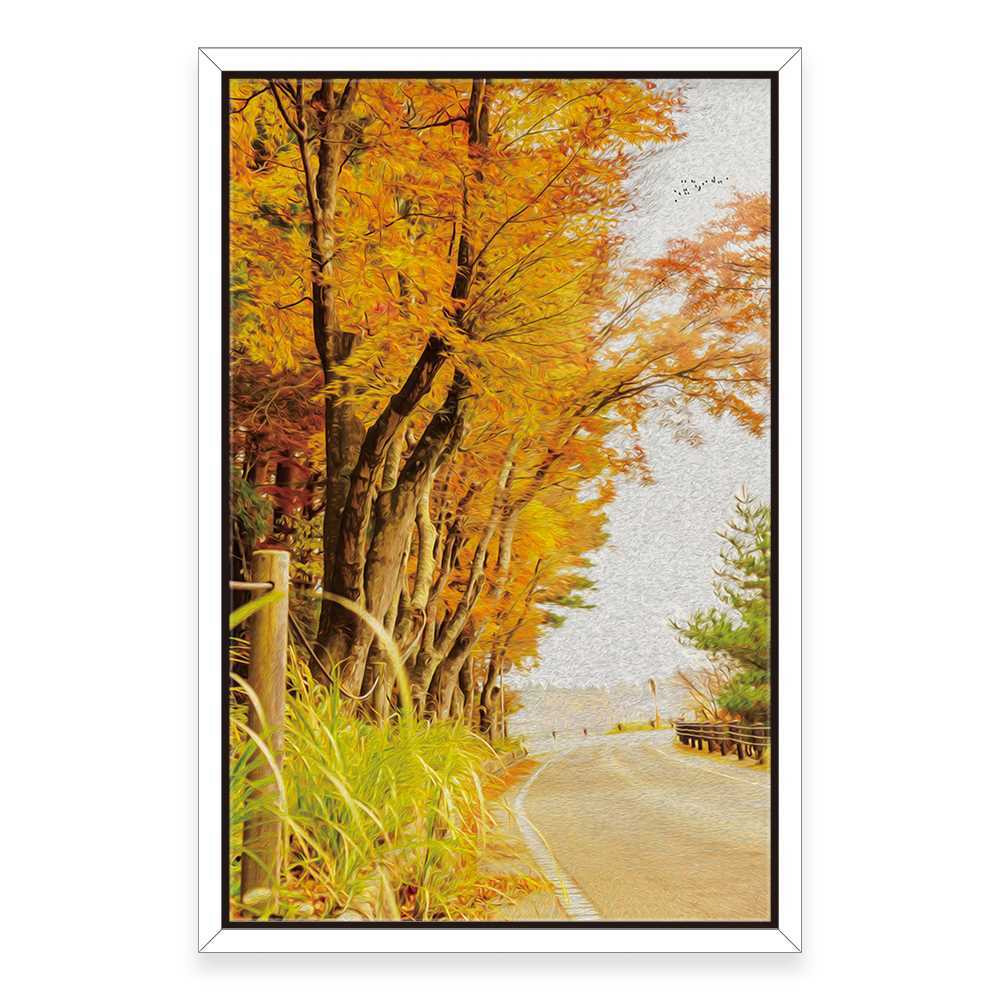 Roadside Tress Decor Home Decoration Canvas