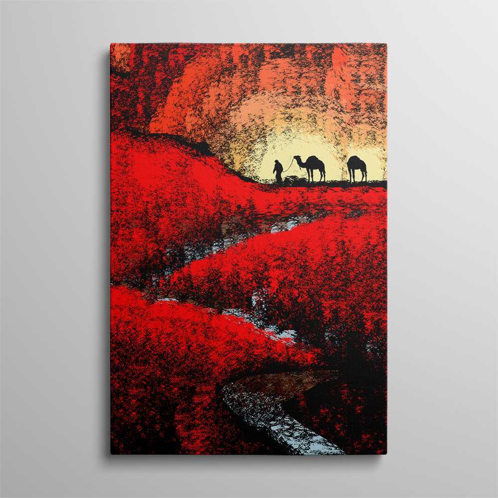 Colorful Mosque Design Home Decoration Canvas