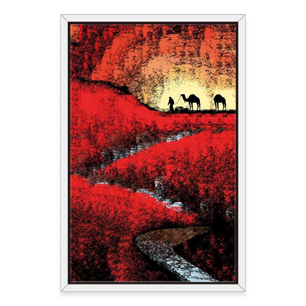 Colorful Mosque Design Home Decoration Canvas