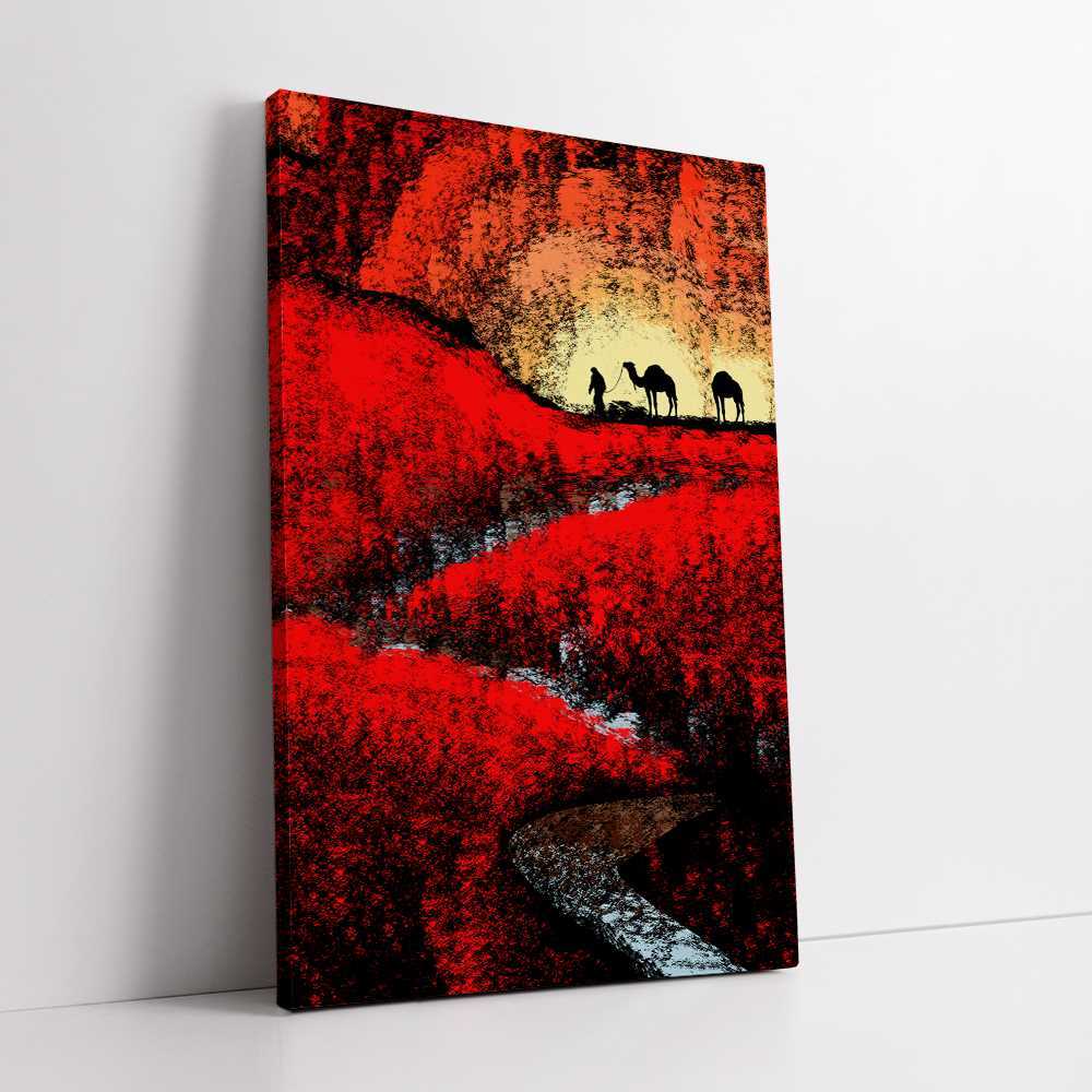 Colorful Mosque Design Home Decoration Canvas