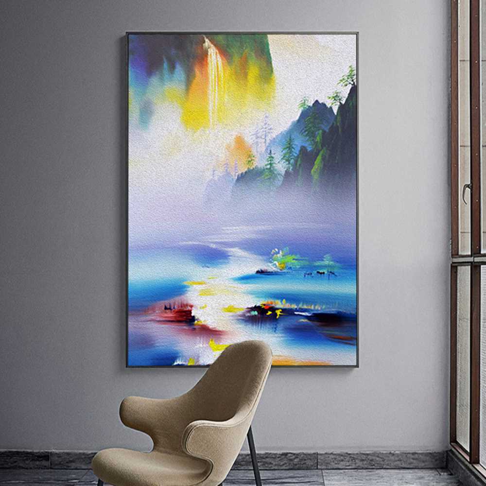 Waterfall Scenic Art Home Decoration Canvas