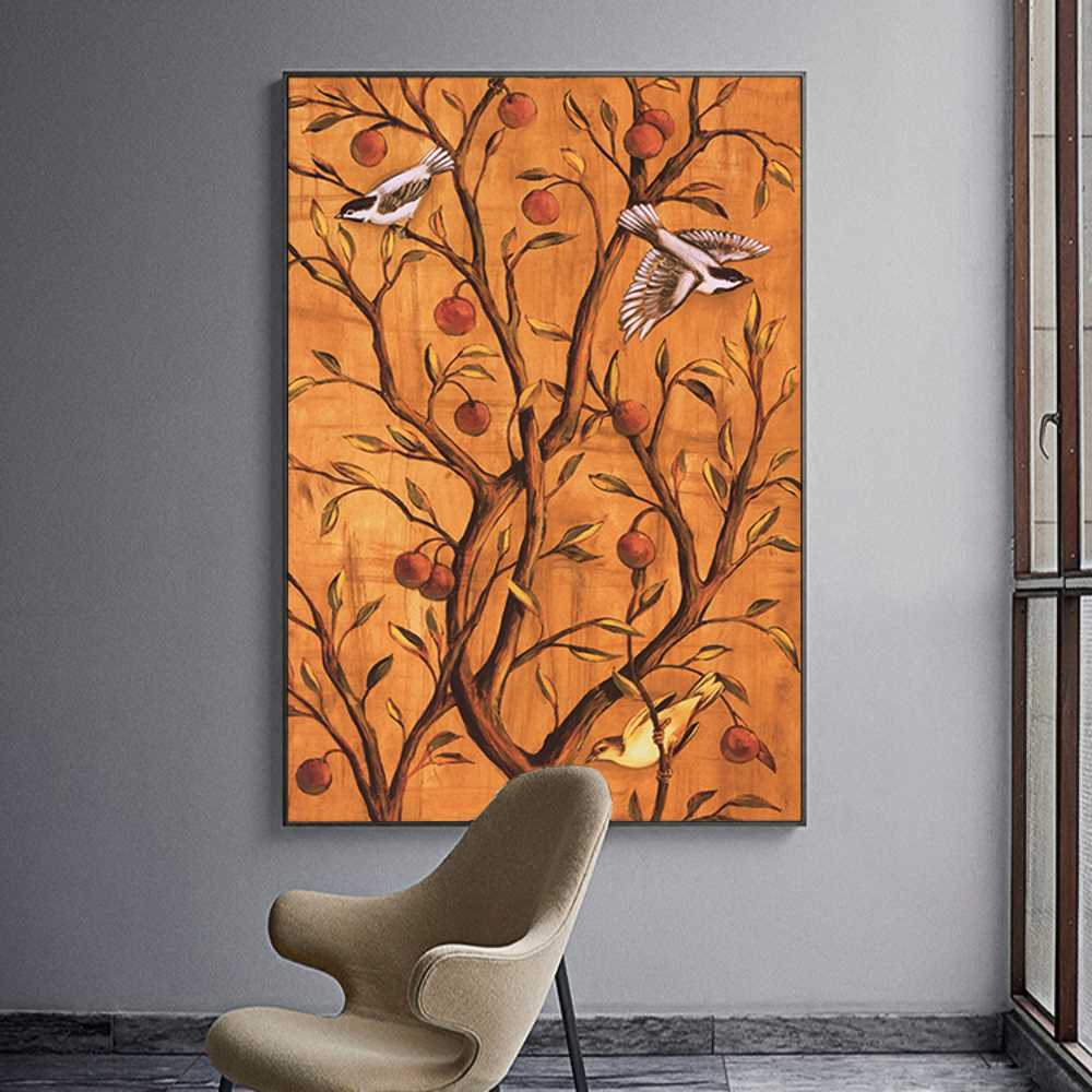 Birds on the Tree Home Decoration Canvas