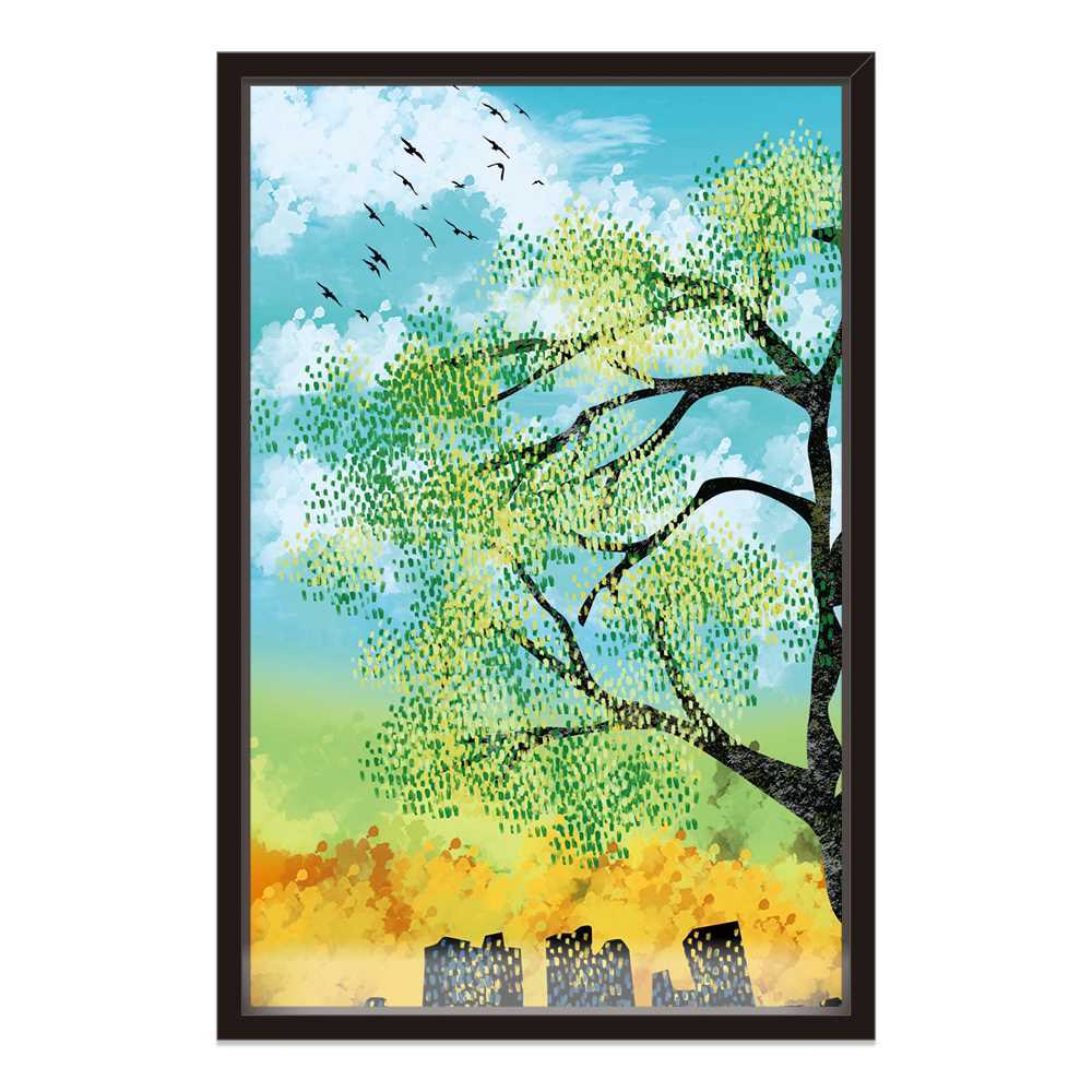 Dotted Art Painting Home Decoration Canvas